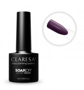 CLARESA SoakOFF UV/LED Gel - Purple 636, 5 ml